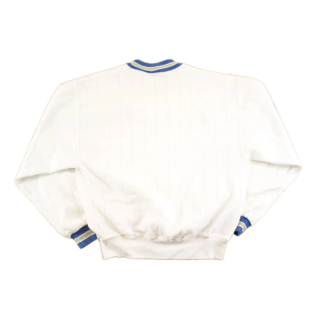 Vintage 1990s Tartan Football Souvenir Crewneck Sweatshirt Men's M from propervintagecanada