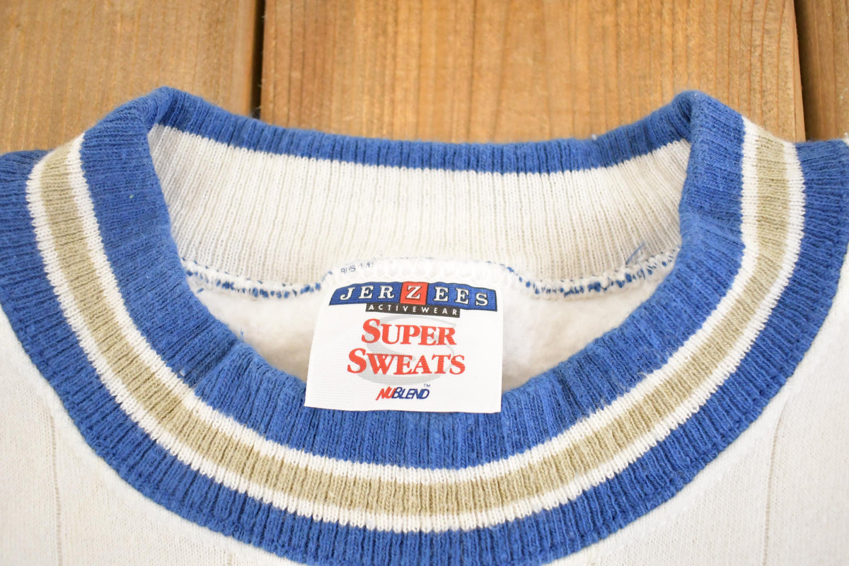 Vintage 1990s Tartan Football Souvenir Crewneck Sweatshirt Men's M from propervintagecanada