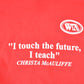 Vintage 1990s Teach The Future Crewneck Sweatshirt Men's Medium from propervintagecanada