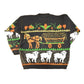 Vintage 1990s Teasers AOP Horse And Carriage Knit Crewneck Sweater Mens L / Abstract Pattern 3D Knitted Sweatshirt from propervintagecanada
