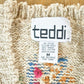 Vintage 1990s Teddi Abstract Knit Cardigan Sweater Vest Womens S from propervintagecanada