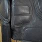 Vintage 1990s Teknic Heavy Padded Leather Biker Motorcycle Jacket from propervintagecanada