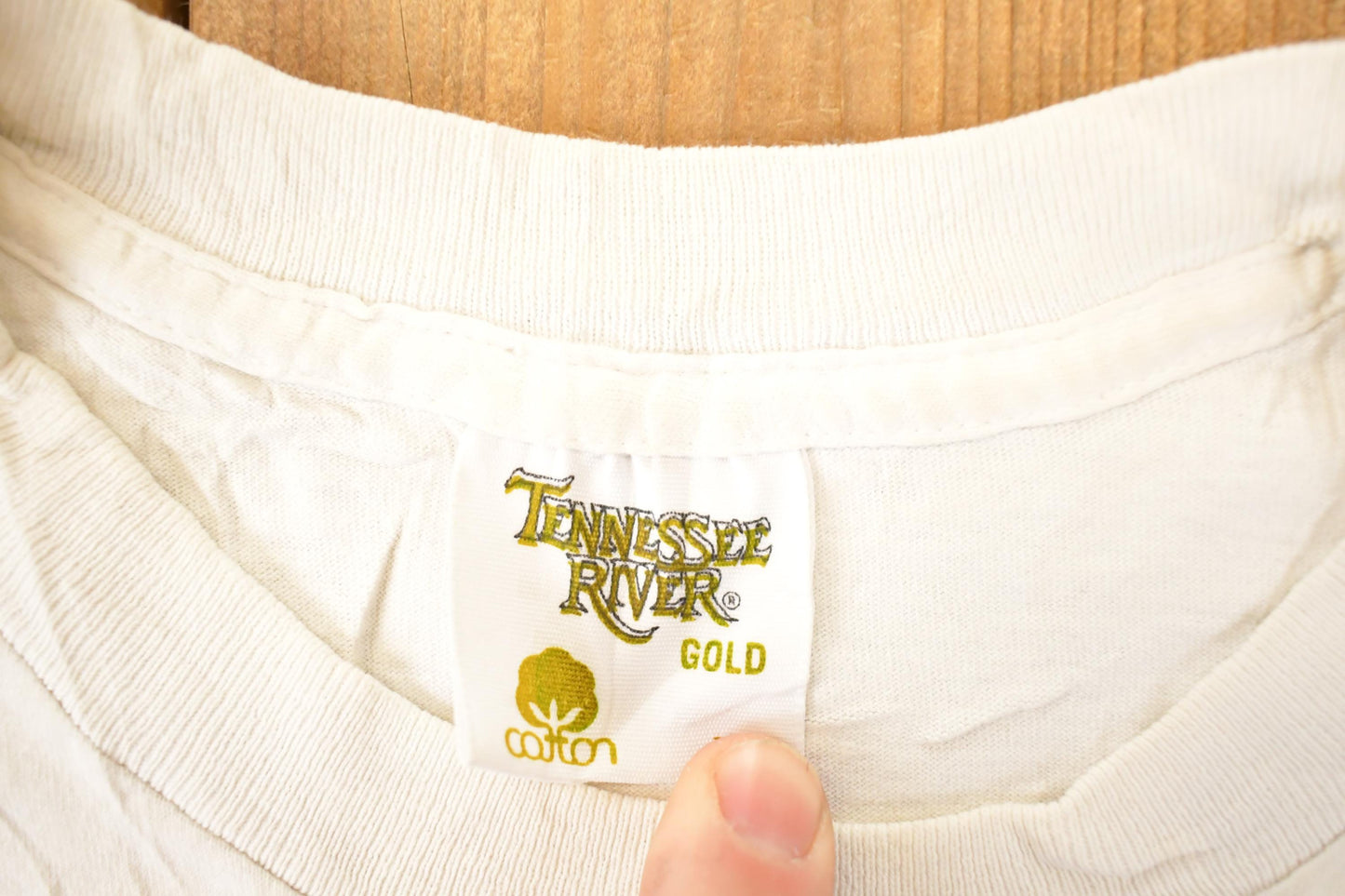 Vintage 1990s Tennessee River Roanoke Virginia Souvenir Travel T-Shirt Men's L from propervintagecanada