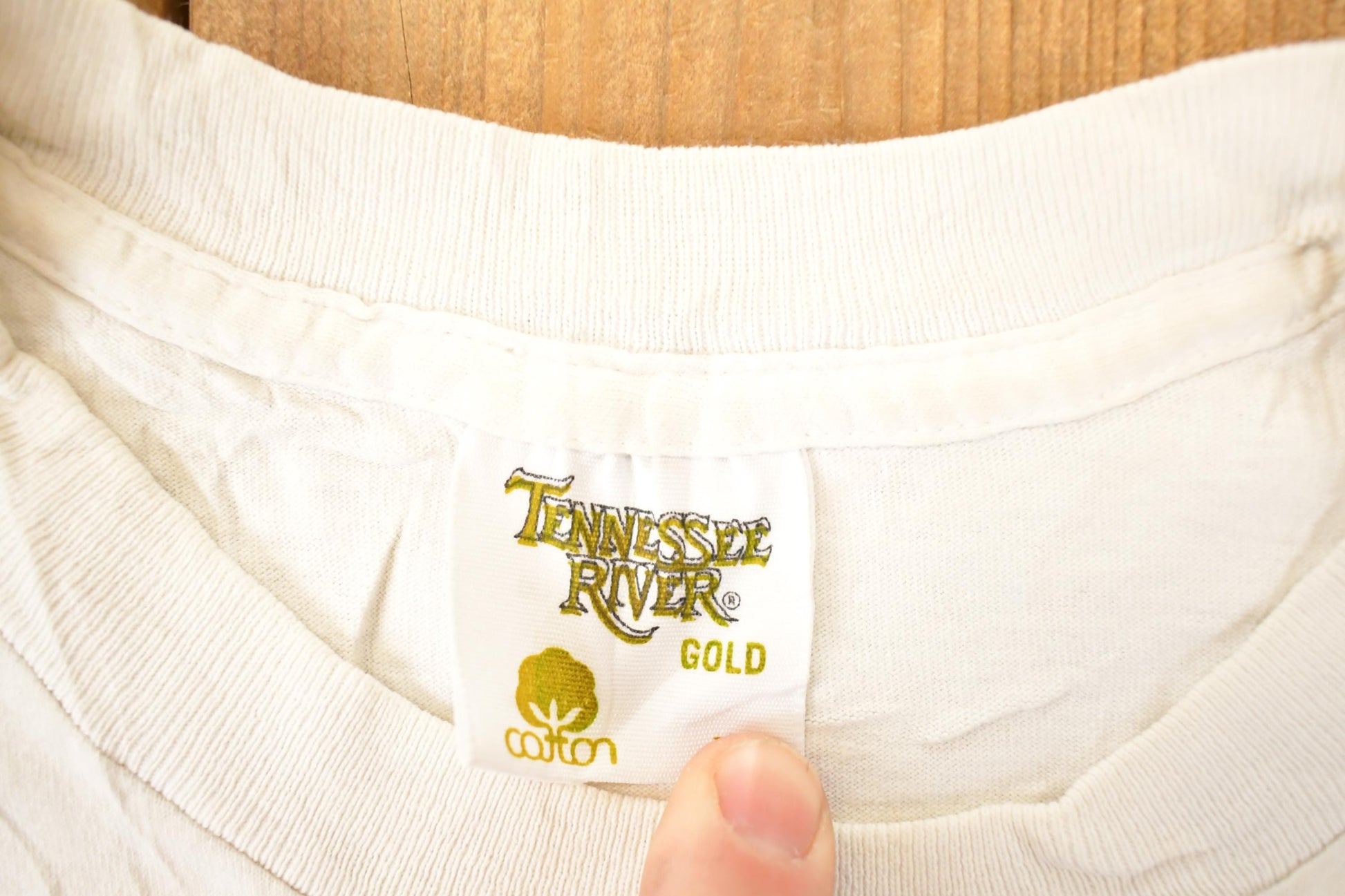 Vintage 1990s Tennessee River Roanoke Virginia Souvenir Travel T-Shirt Men's L from propervintagecanada