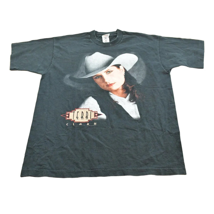 Vintage 1990s Terri Clark Poor Poor Pitiful Me Tour T-shirt Mens Men's XL from propervintagecanada