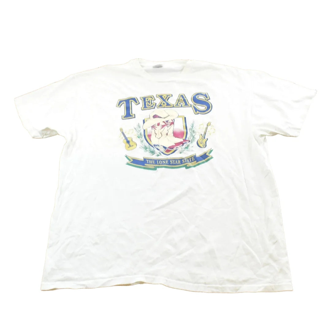 Vintage 1990s Texas Lone Star State T-Shirt Men's XL from propervintagecanada