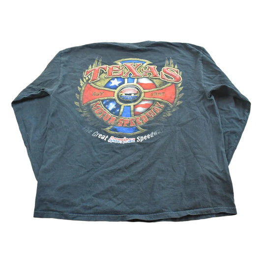 Vintage 1990s Texas Motor Speedway Racing Long Sleeve T-Shirt Mens XL from propervintagecanada