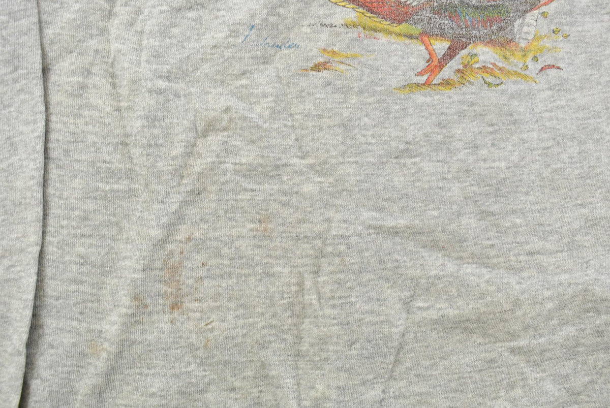 Vintage 1990s Thanksgiving Turkey Souvenir Crewneck Sweatshirt Men's XL from propervintagecanada