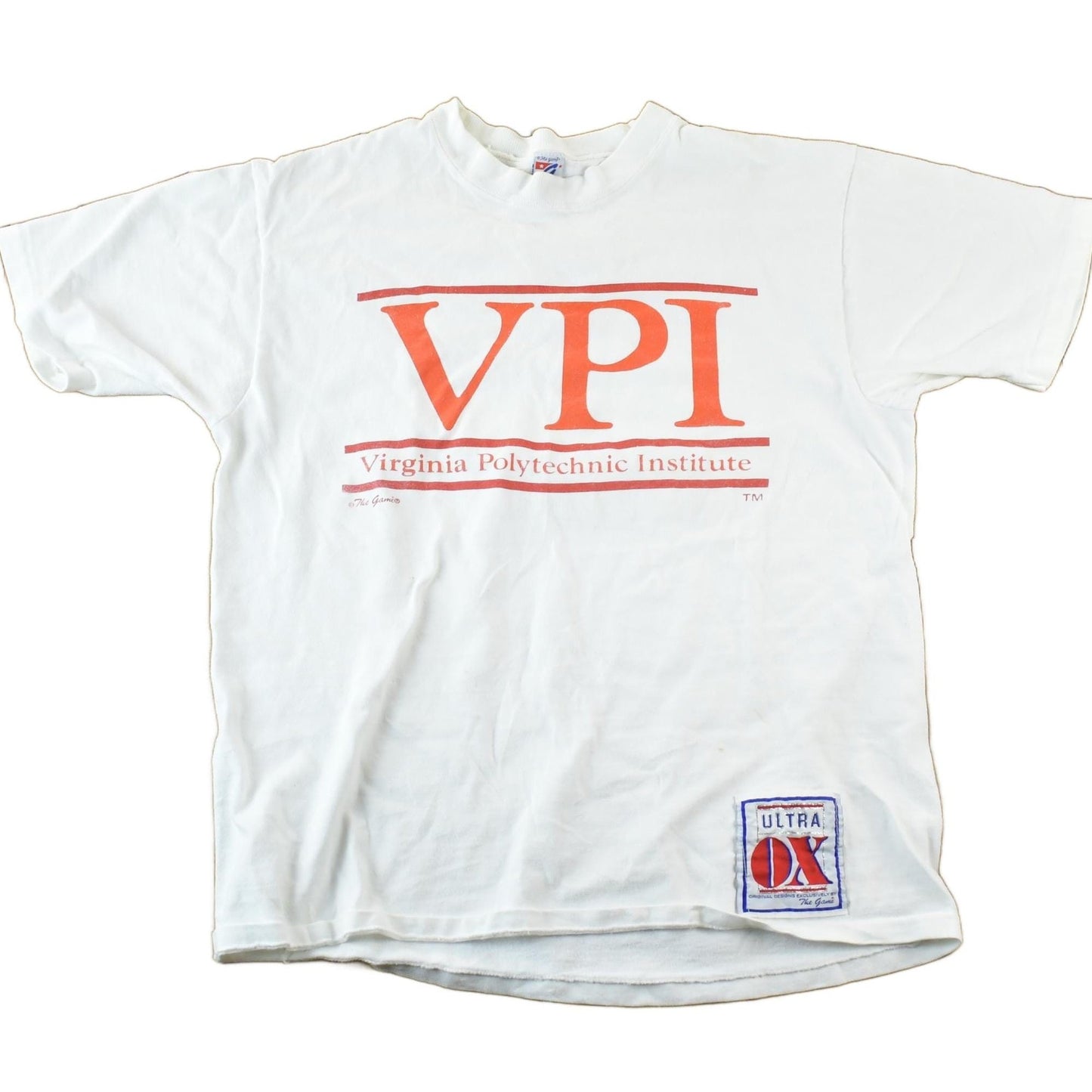 Vintage 1990s The Game VPI University Collegiate T-Shirt Men's Large from propervintagecanada