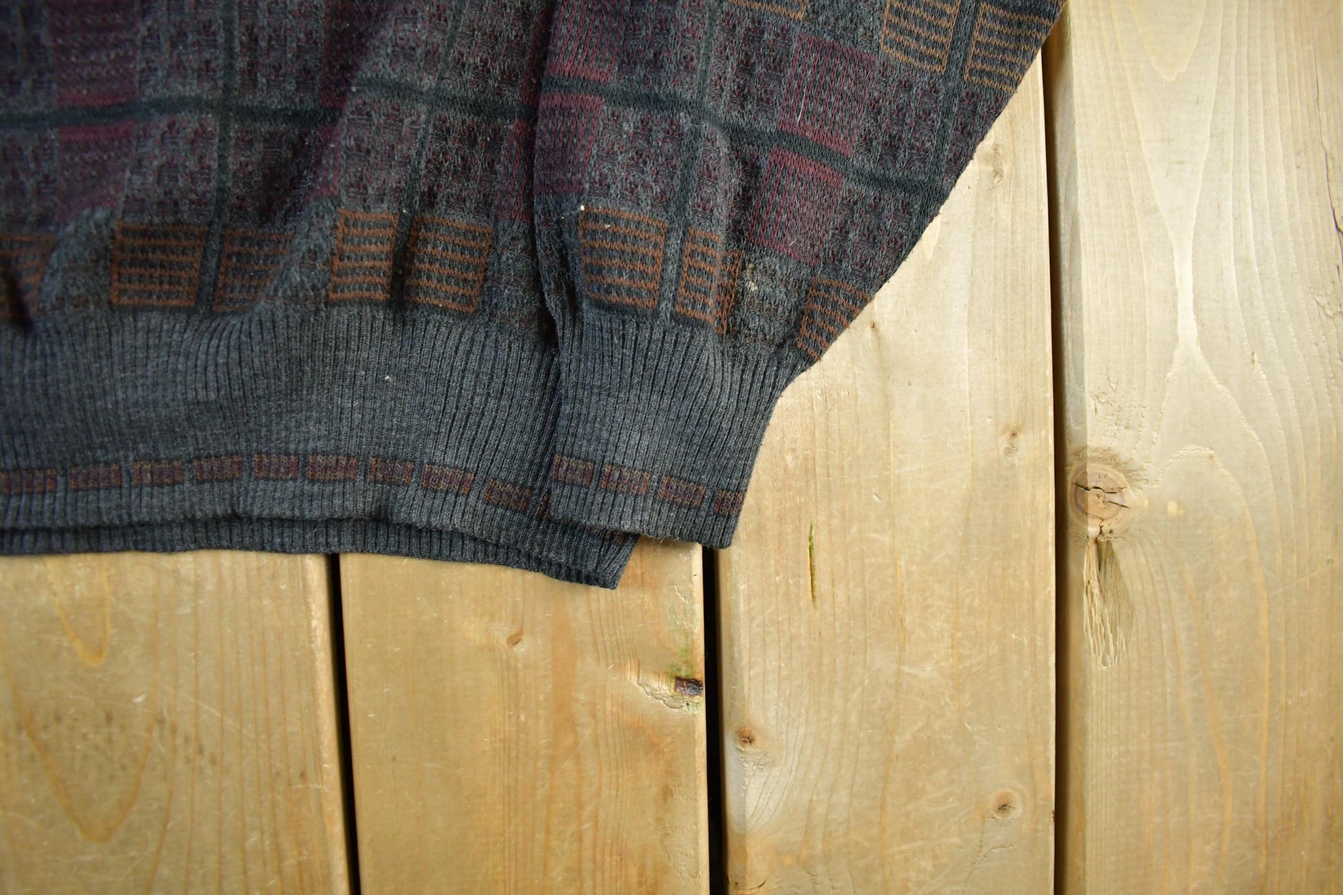 Vintage 1990s The Italian Sweater Co Wool Blend Knit Crewneck Sweater Men's Large from propervintagecanada