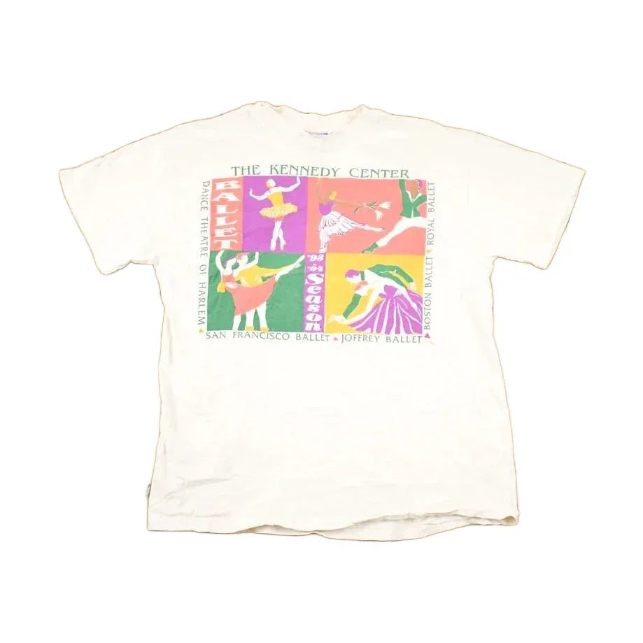 Vintage 1990s The Kennedy Centre Ballet Souvenir Travel T-Shirt Women's M from propervintagecanada