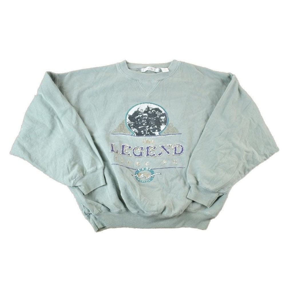 Vintage 1990s The Legend Lives On Souvenir Crewneck Sweatshirt Made In USA Men's XL propervintagecanada