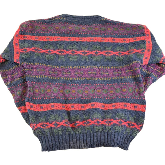 Vintage 1990s The Lodge Knit Crewneck Sweater Men's M from propervintagecanada