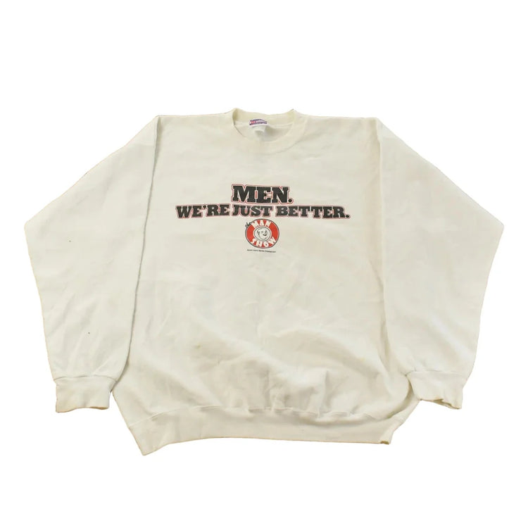 Vintage 1990s The Man Show Crewneck Sweatshirt Men's Large from propervintagecanada