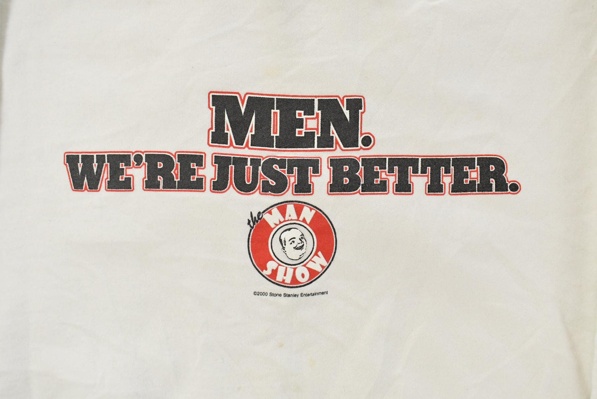 Vintage 1990s The Man Show Crewneck Sweatshirt Men's Large from propervintagecanada