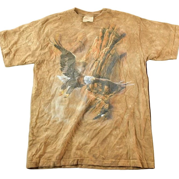 Vintage 1990s The Mountain American Eagle Souvenir Single Stitch Graphic Print T-Shirt Men's Large from propervintagecanada