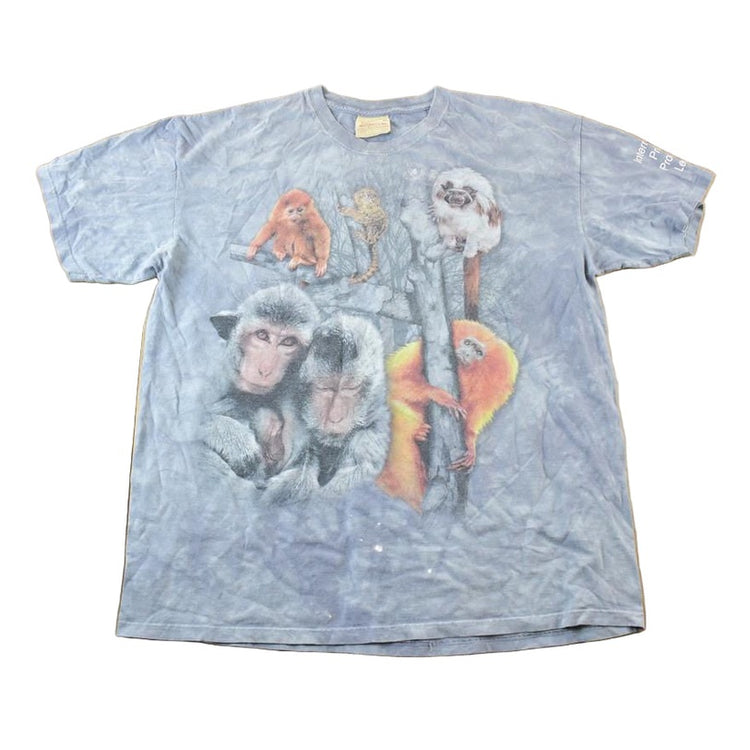 Vintage 1990s The Mountain Animal Theme Souvenir Single Stitch Graphic Print T-Shirt Men's XL from propervintagecanada