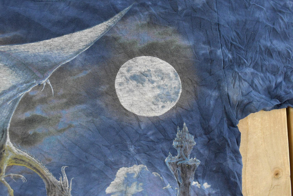 Vintage 1990s The Mountain Dragon All Over Print Graphic T-Shirt Men's M from propervintagecanada