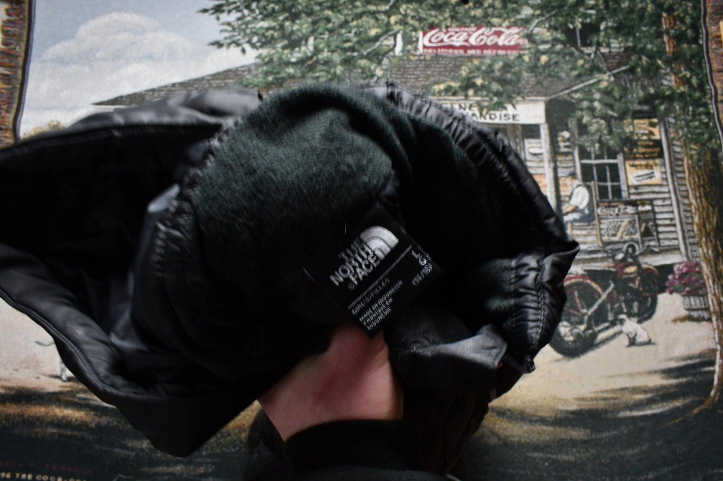 Vintage 1990s The North Face 550 Down Fill Puffer Jacket Youth Large from propervintagecanada