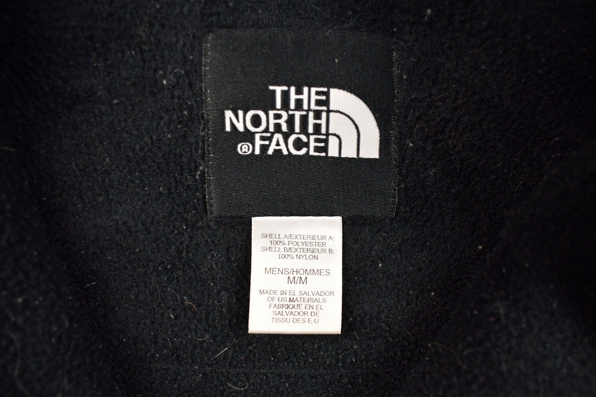 Vintage 1990s The North Face Black Denali Fleece Sweater from propervintagecanada