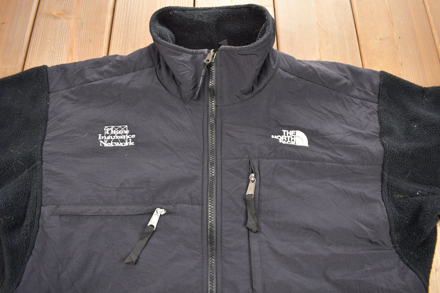 Vintage 1990s The North Face Black Denali Fleece Sweater from propervintagecanada
