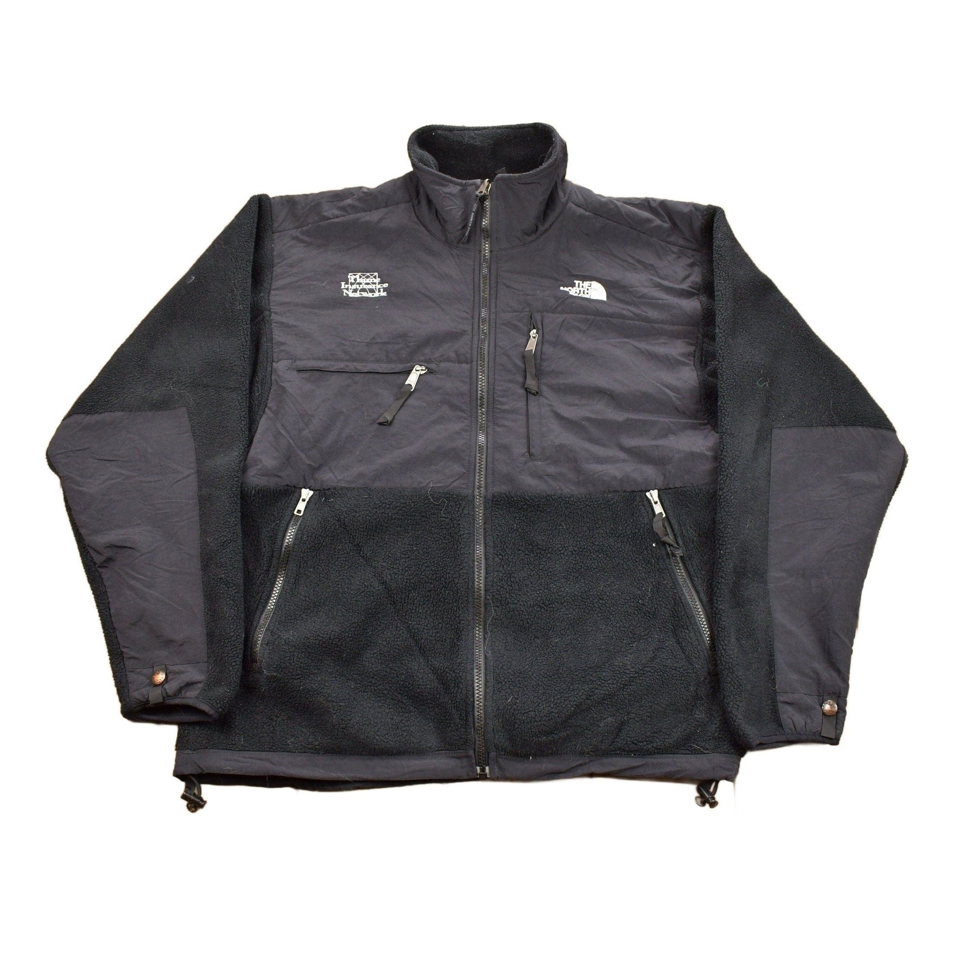 Vintage 1990s The North Face Black Denali Fleece Sweater from propervintagecanada