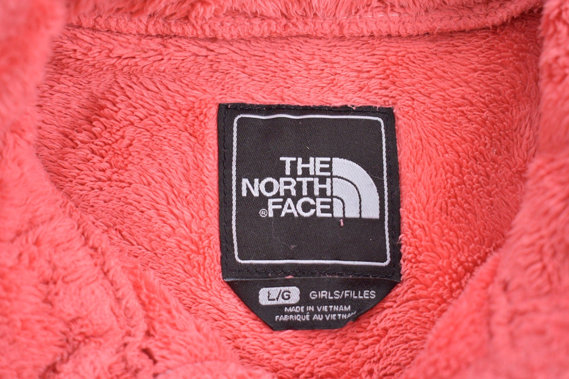 Vintage 1990s The North Face Full Zip Fleece Sweater Youth Large from propervintagecanada