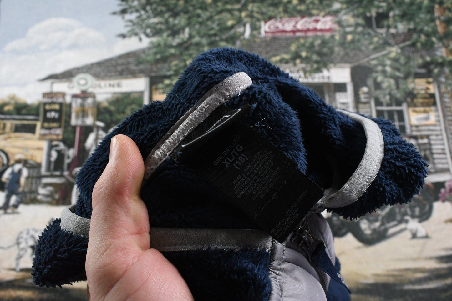 Vintage 1990s The North Face Full Zip Fleece Sweater Youth XL from propervintagecanada