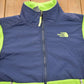 Vintage 1990s The North Face Green & Blue Boys Denali Fleece Sweater Youth XL from propervintagecanada
