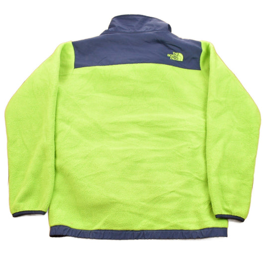 Vintage 1990s The North Face Green & Blue Boys Denali Fleece Sweater Youth XL from propervintagecanada
