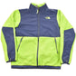 Vintage 1990s The North Face Green & Blue Boys Denali Fleece Sweater Youth XL from propervintagecanada