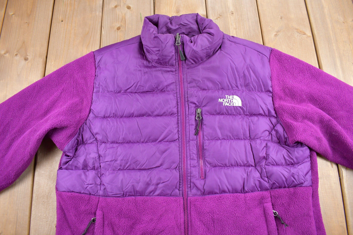 Vintage 1990s The North Face Women's Thermoball Denali Puffer Fleece Jacket Women's XL from propervintagecanada