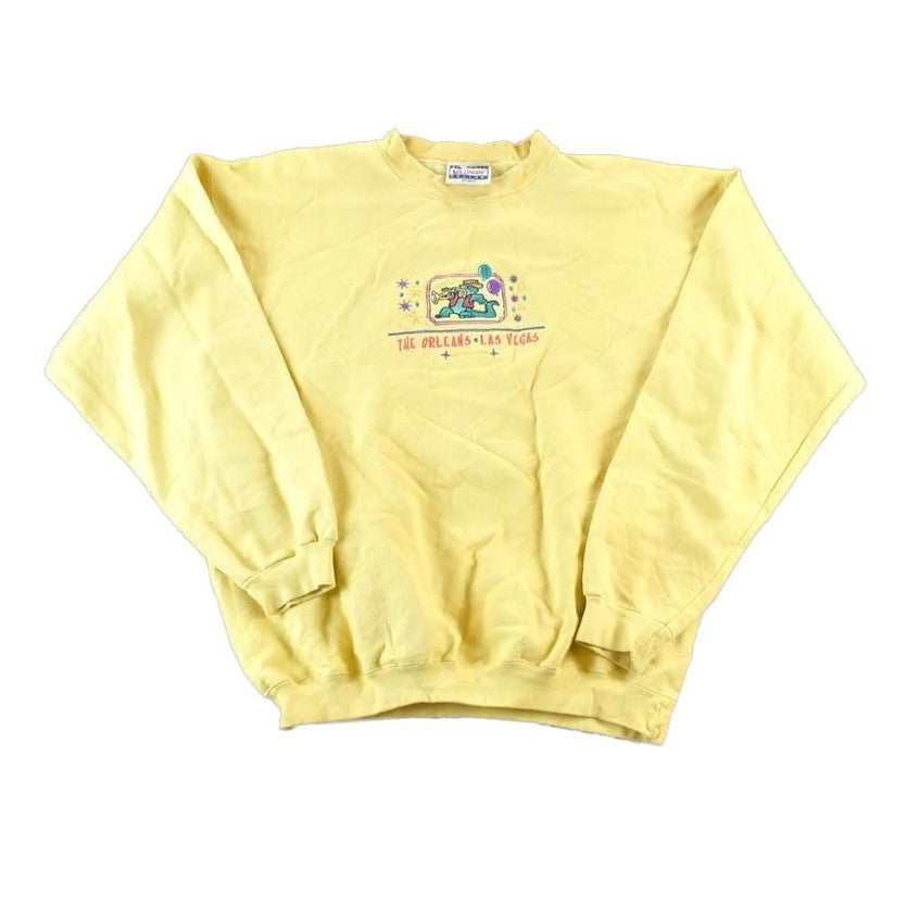 Vintage 1990s The Orleans Las Vegas Crewneck Sweatshirt Made In USA Men's Large from propervintagecanada