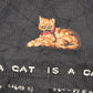 Vintage 1990s The Quacker Factory AOP Embroidered Cat Knit Cardigan Sweater Women's XL from propervintagecanada