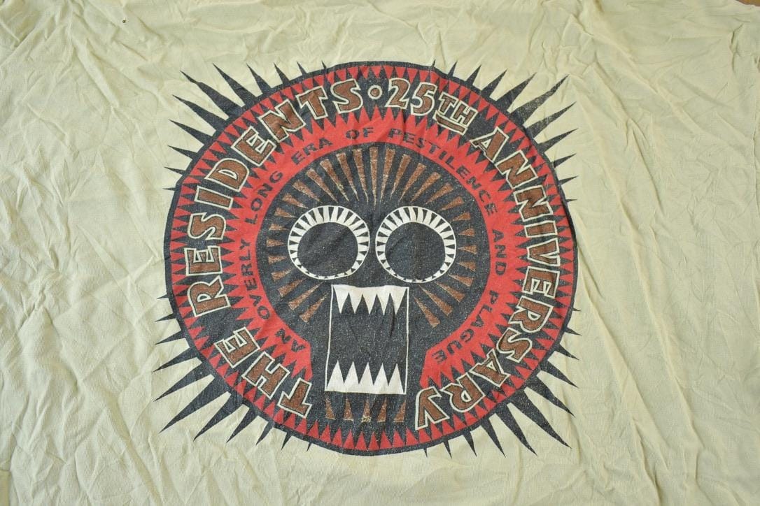 Vintage 1990s The Residents Anniversary Souvenir Single Stitch Graphic Print T-Shirt Men's XL from propervintagecanada
