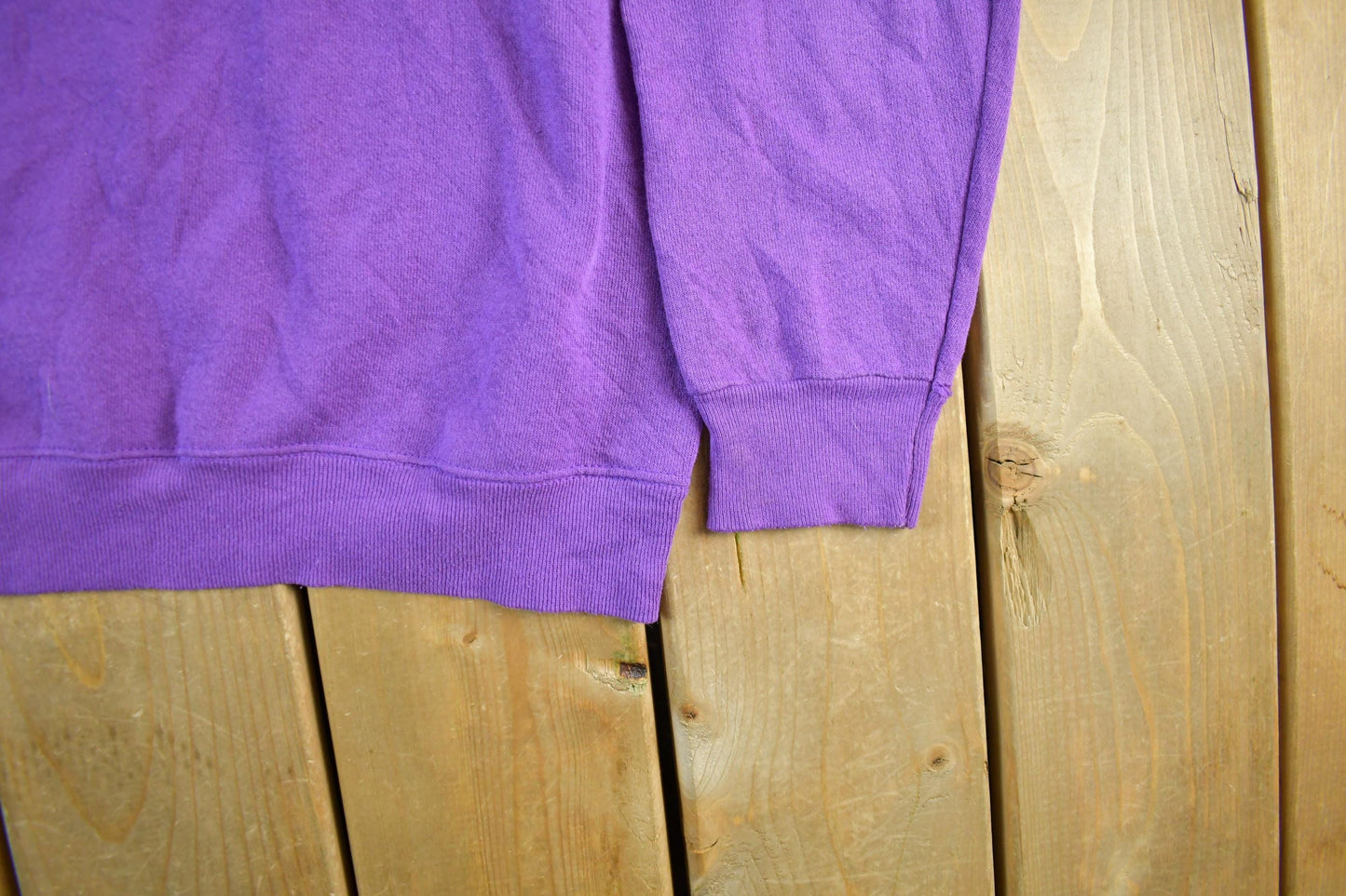 Vintage 1990s The Sweatshirt Company Blank Purple Crewneck Sweatshirt Adult Medium Men's Small from propervintagecanada