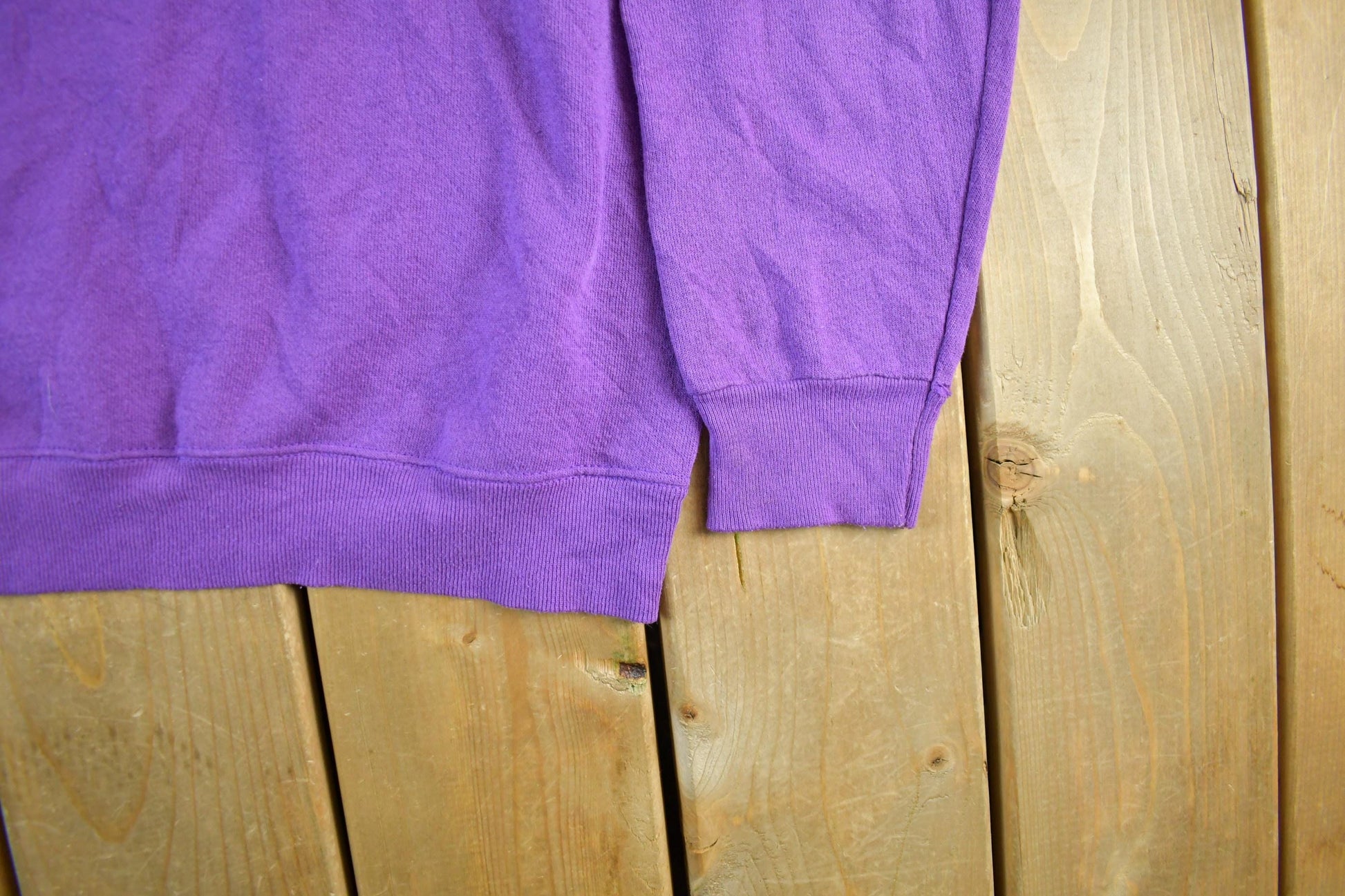 Vintage 1990s The Sweatshirt Company Blank Purple Crewneck Sweatshirt Adult Medium Men's Small from propervintagecanada