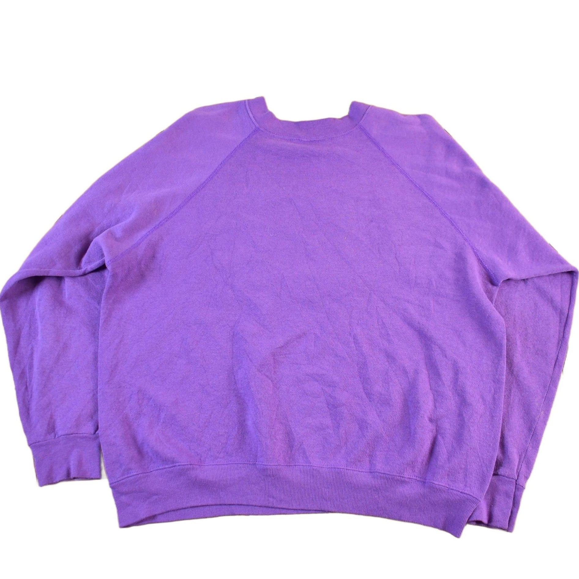 Vintage 1990s The Sweatshirt Company Blank Purple Crewneck Sweatshirt Adult Medium Men's Small from propervintagecanada