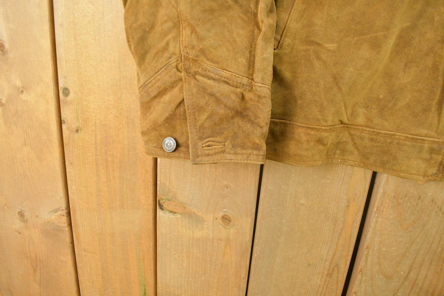 Vintage 1990s The Territory Ahead Leather Jacket Men's 2XL from propervintagecanada