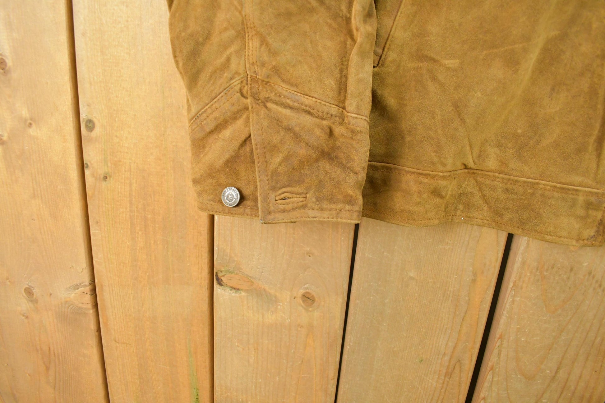 Vintage 1990s The Territory Ahead Leather Jacket Men's 2XL from propervintagecanada