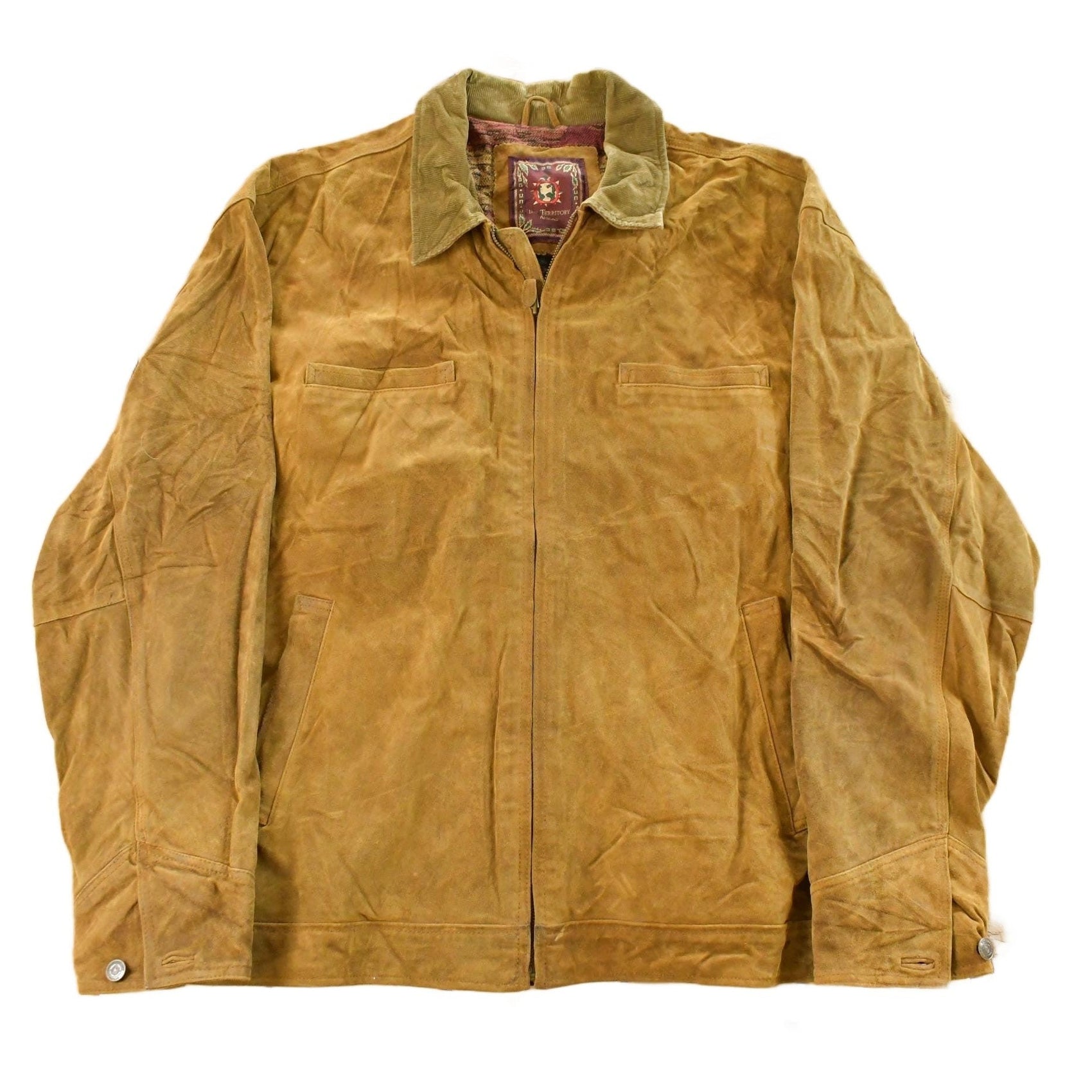 Vintage 1990s The Territory Ahead Leather Jacket Men's 2XL from propervintagecanada