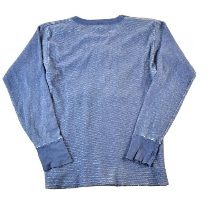 Vintage 1990s Thermal Knit Crewneck Sweatshirt Womens S from propervintagecanada