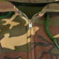Vintage 1990s Thermal Lined Woodland Camo Full Zip Hoodie Men's XL from propervintagecanada