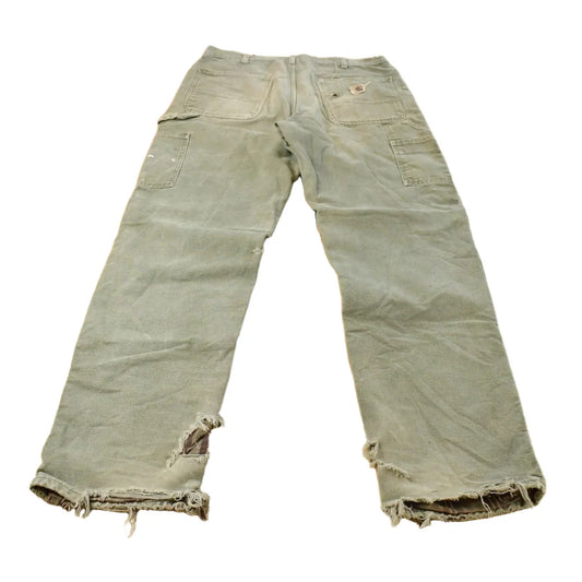 Vintage 1990s Thrashed Carhartt Carpenter Pants Men's 33 x 35.5 from propervintagecanada