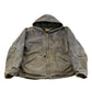 Vintage 1990s Thrashed Carhartt Distressed Canvas Hooded Jacket Men's L Tall from propervintagecanada