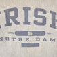 Vintage 1990s Thrashed Jansport Notre Dame Irish University Crossgrain Hoodie Sweater Men's M from propervintagecanada