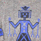 Vintage 1990s Three Feet Off Aztec Knit Sweater Men's M / Abstract 3D Pattern / Funky 90s Pullover from propervintagecanada