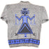 Vintage 1990s Three Feet Off Aztec Knit Sweater Men&