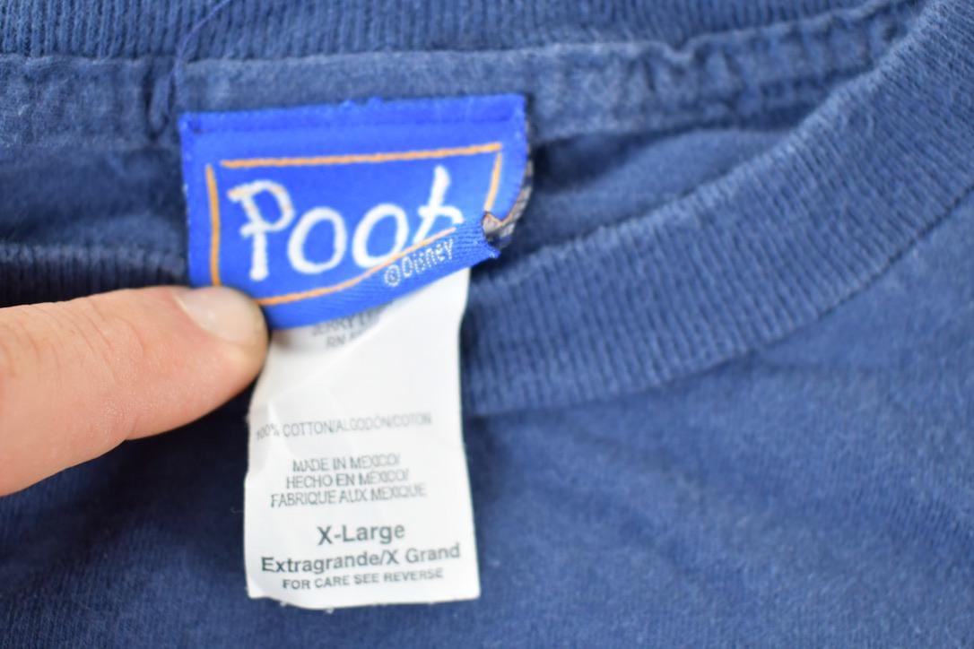 Vintage 1990s Tigger Pooh Disney Cartoon Promo T-Shirt Men's XL from propervintagecanada