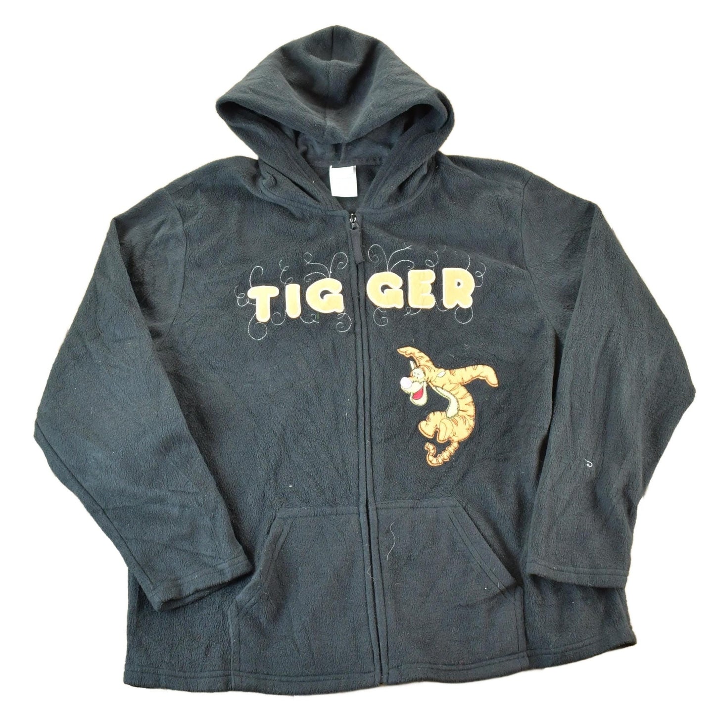 Vintage 1990s Tigger Pooh Disney Full Zip Hoodie Womens XL from propervintagecanada